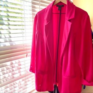 Ashley Stewart Bright Pink Blazer